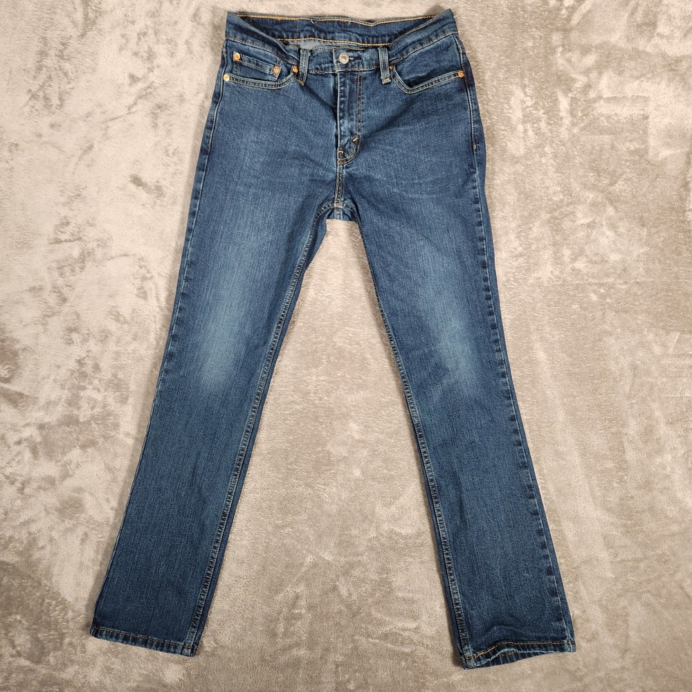 Levi's 511 Jeans Men's 30X30 Blue Dark Wash Slim Fit Pants‎ Denim